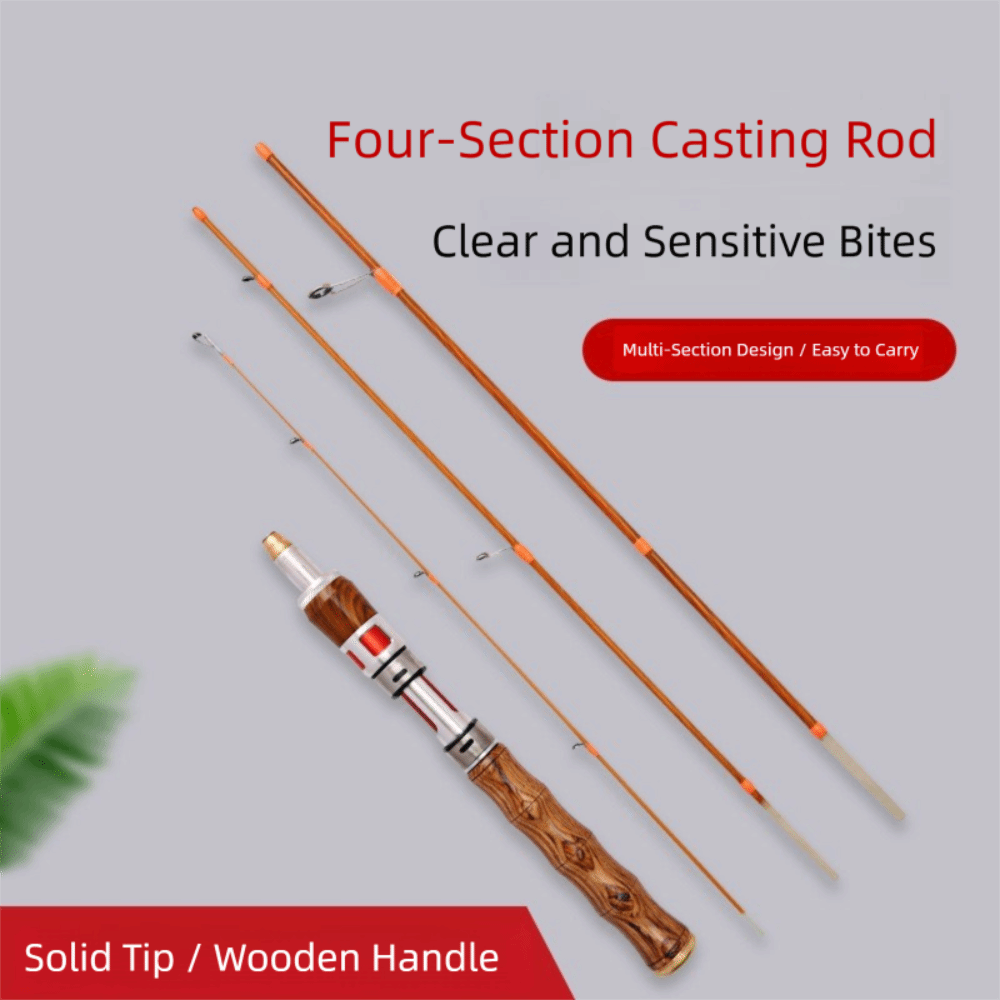 Fishing Rod Carbon Fiber - Yüksek Kaliteli 4 Bölüm İplik Olta