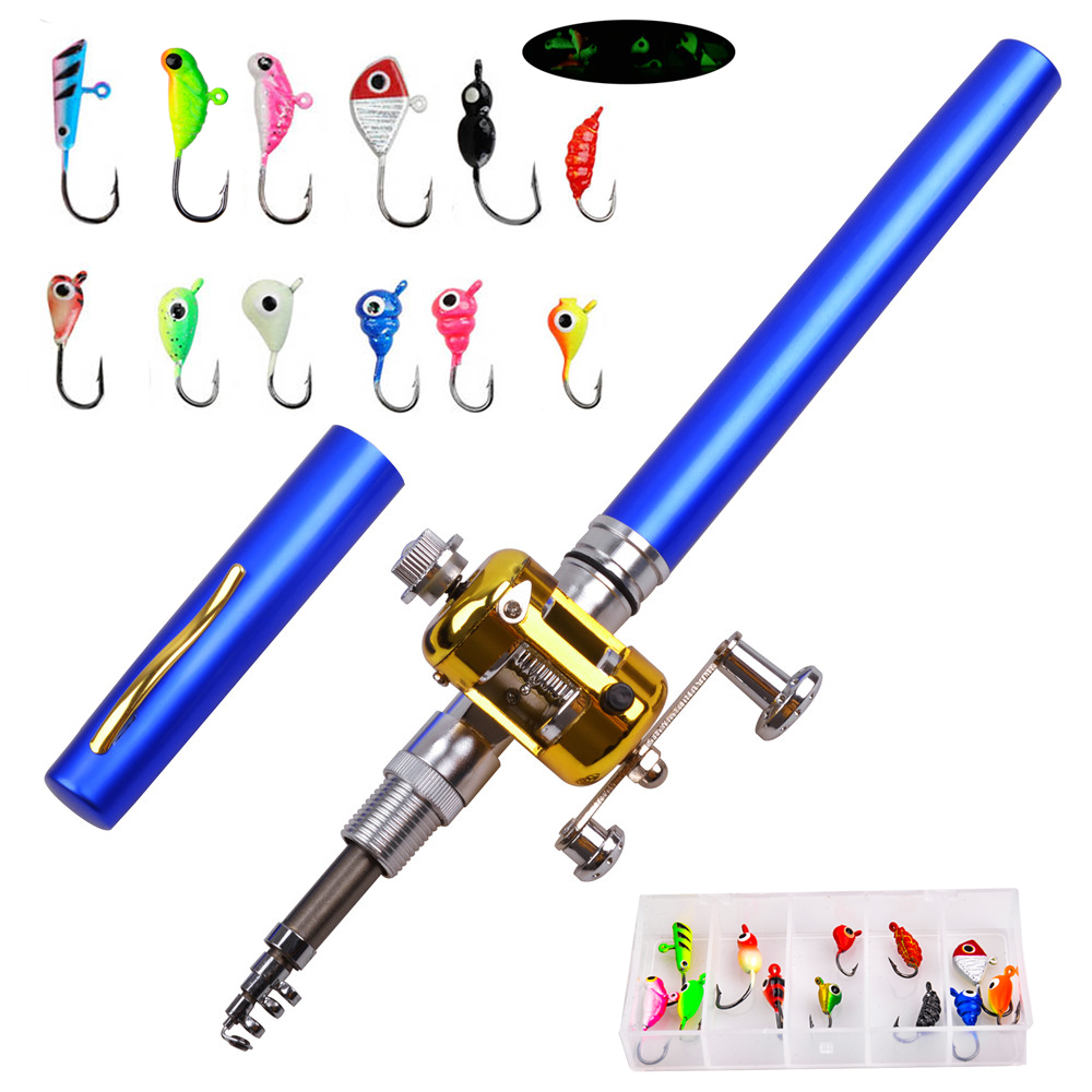 Fishing Rod Fly - Mini buz olta Combo ile 12