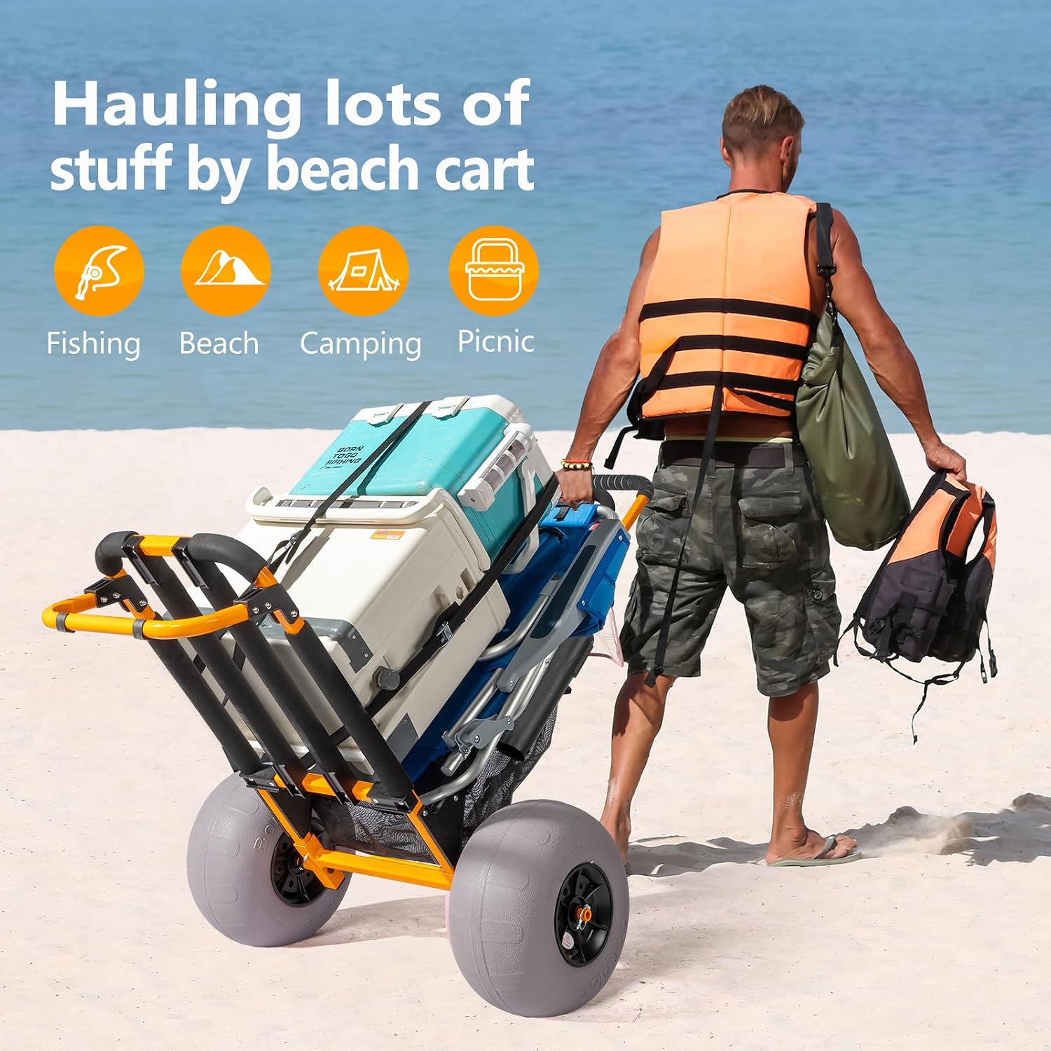 Bonnlo Plaj Balıkçılık Arabası - Fishing Rod Holder incelemesi ve fiyatı