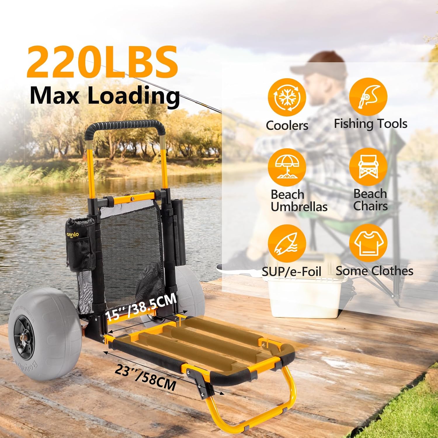Bonnlo Plaj Balıkçılık Arabası - Fishing Rod Holder incelemesi ve fiyatı