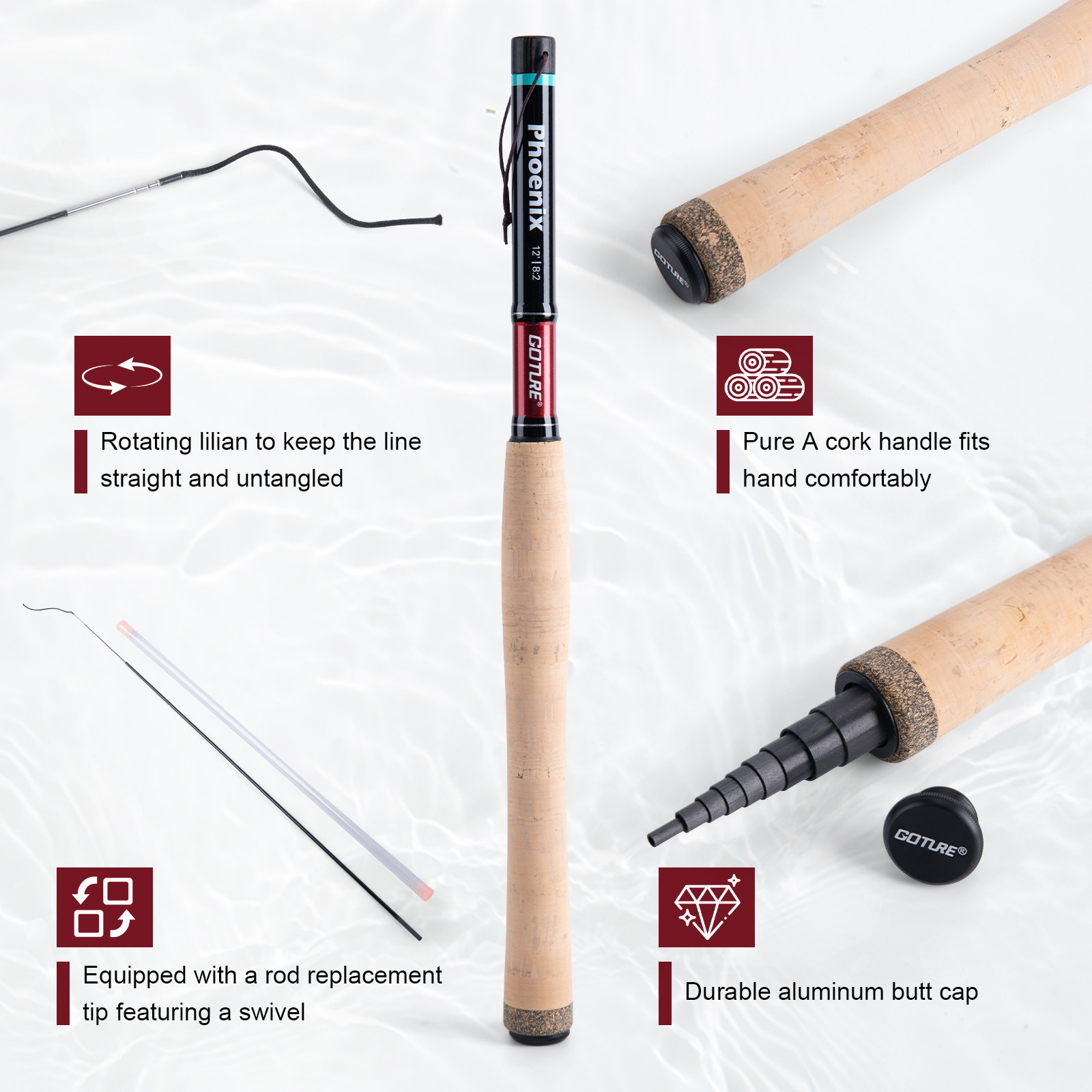 Goture Olta Kamışı Seti Sinek  - Fishing Rod Fly incelemesi ve fiyatı